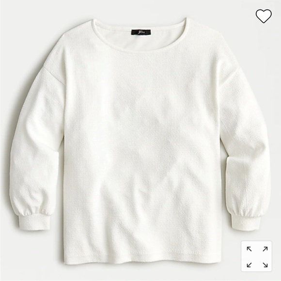 J. Crew Tops - J. Crew Double Knit Balloon Sleeve Top